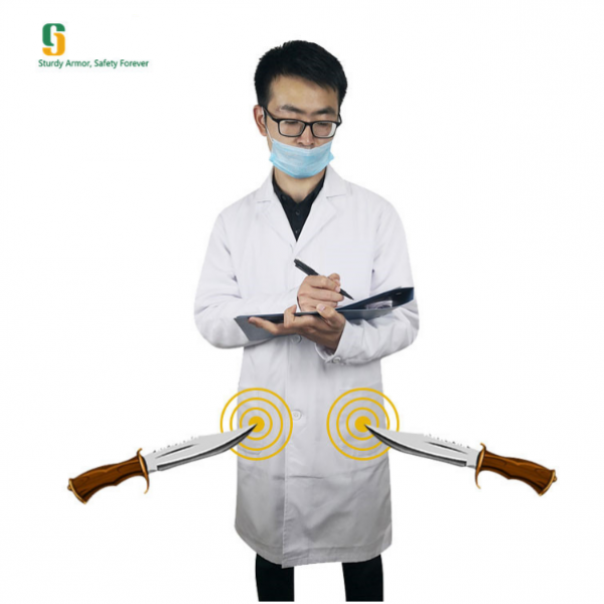 Áo giáp blouse chống dao đâm GJ15 cho bác sĩ y tá